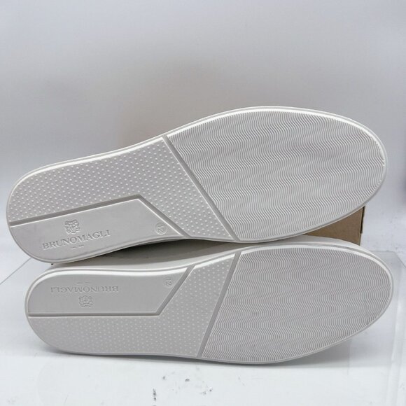 Bruno Magli Magnifico White Leather Low Top Lace Up Sneaker Mens US 12 ITALY - Picture 8 of 11